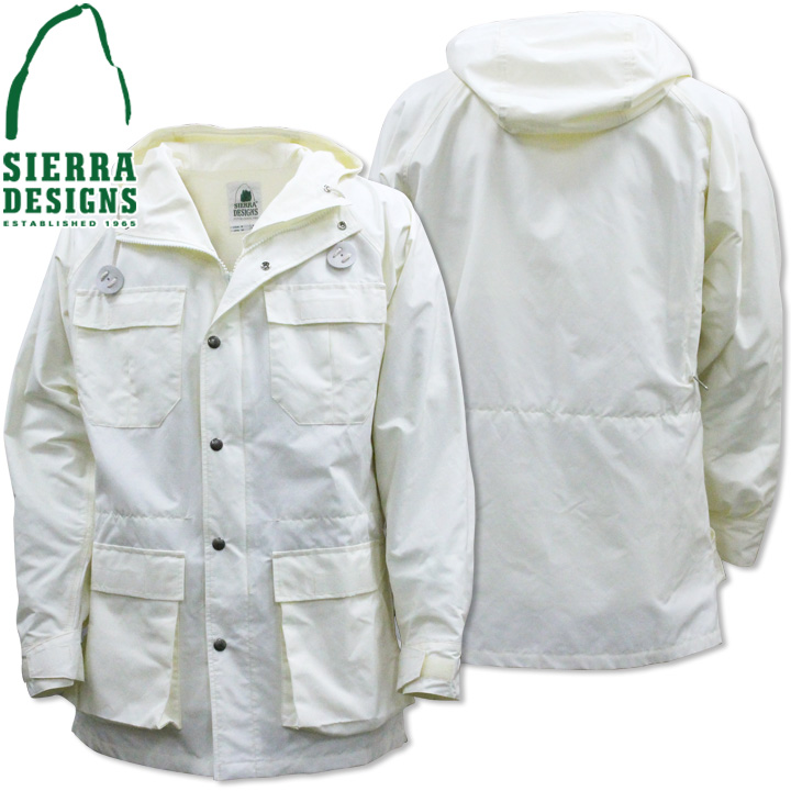 Sierra Designs シエラデザインズ Mountain Parka マウンテンパーカー White White 1329j 貴方のライフスタイルを応援します Drink Dream D Park