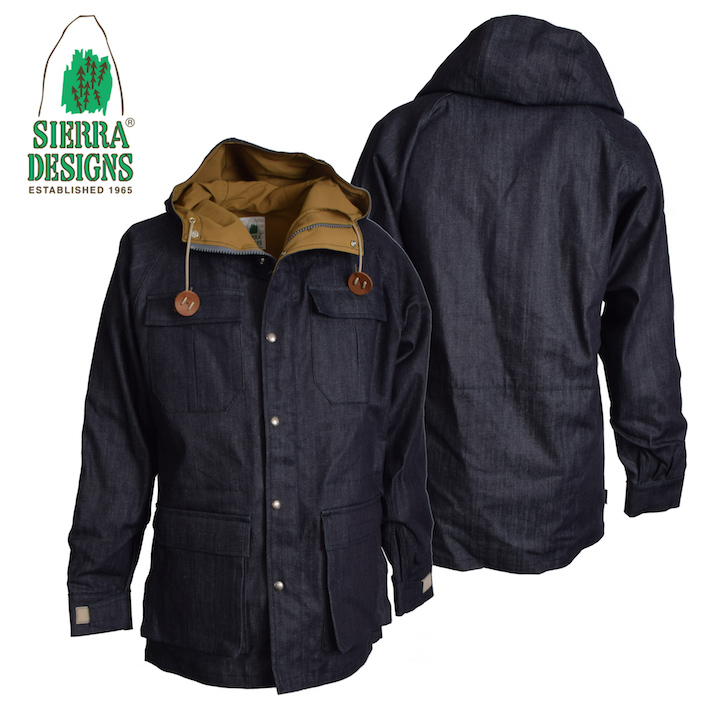 Sierra Designs シエラデザインズ Limited Denim Mountain Parka 03 Navy Tan